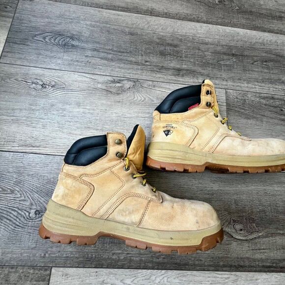 Herman Survivors Leather Steel Toe Work Boots Utility Waterproof Construction - Picture 2 of 12